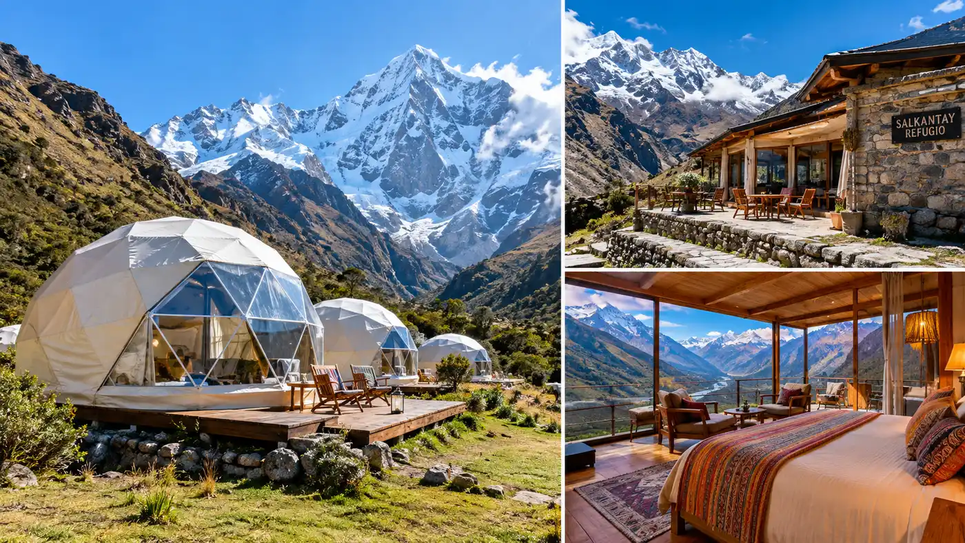 Salkantay Trek Accommodations: Refugios, Domes, and Luxury Lodges