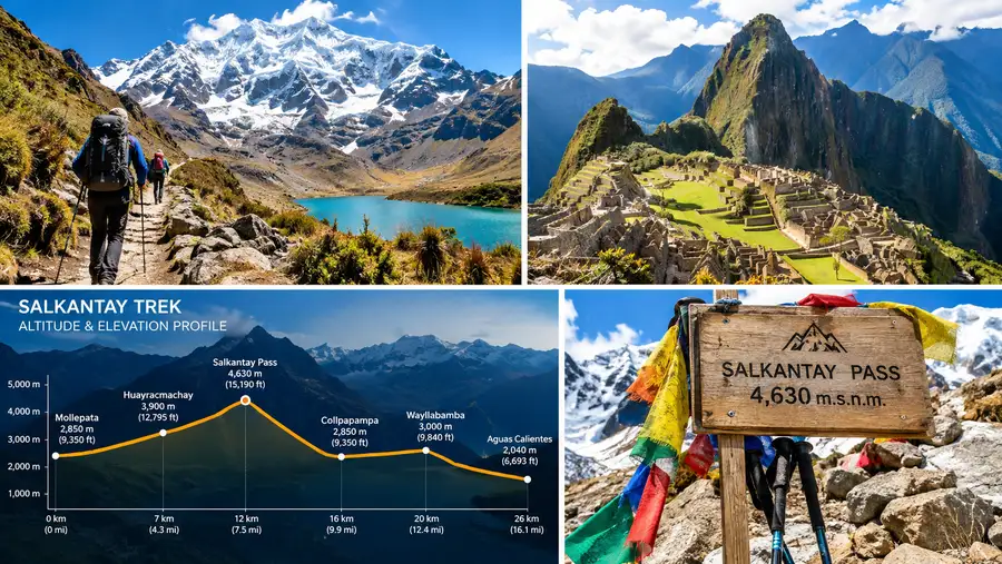 Salkantay Trek Altitude, Elevation Profile, and Salkantay Pass