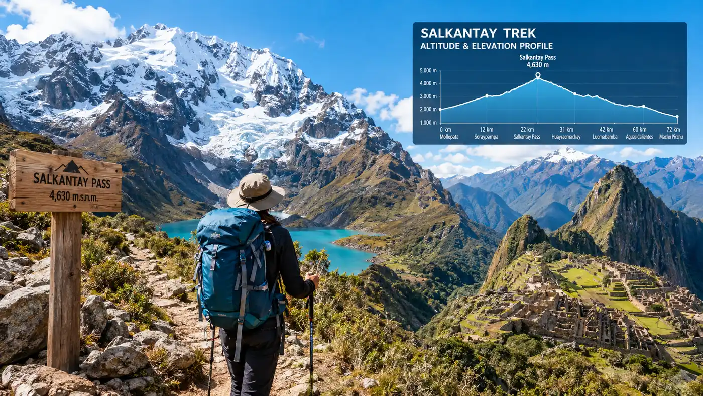 Salkantay Trek Altitude, Elevation Profile, and Salkantay Pass